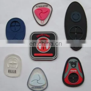 Rubber Patch-3D Transparent Rubber Label Wholesale Cheap Customized Engraved Logo 3D Soft Plastic PVC Silicone Rubber Label thumbnail-1