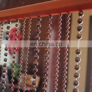 Multi Brown Ball Chains Beaded Curtains thumbnail-1