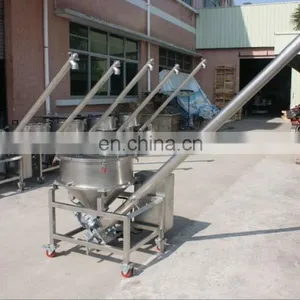 Easy Cleaning Helical Hopper Inclined Flexible Screw Conveyor for Powder thumbnail-6