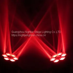 （NJ-L615）LED 6*15W 4in1 RGBW LED Bee Eye Moving Head Light thumbnail-5