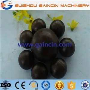 Grinding Steel Milling Ball, Rolled Steel Grinding Media Ball, Skew Rolling Steel Balls, Heat Treat Balls thumbnail-1
