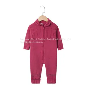 Wholesale Products Unisex Baby Winter Clothes Romper Baby Girl 3-24 Months Baby Siamese Jumpsuit With Cap thumbnail-1