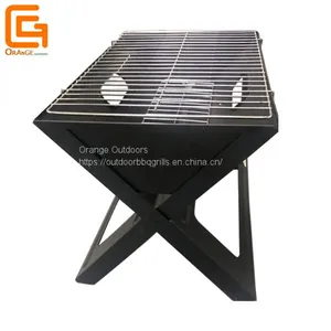 X Shape Grill Portable Foldable Charcoal Bbq Grills thumbnail-1
