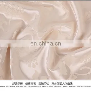 Plain Polyester Jacquard Satin Fabric Fashion thumbnail-6