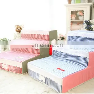 Washable Pet Steps/Stairs With Soft Plush Fabric for Dogs and Cats by Best Pet Supplies thumbnail-5