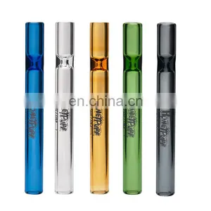 HQP-SY17 HongQiang Custom Top Quality Flat Mouth Glass Smoking Filter Tips Cigarette Holder Weed Rolling Tips thumbnail-1