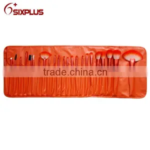 24 Pcs New Arrival Orange Professional Makeup Brush Set / Face Makeup Brush / Eyebrow Makeup Brush thumbnail-1