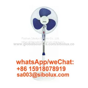 16 Inch Plastic Stand Fan With Timer Setting Round Base/ Electric Standing Fan With 3 Speed Settings thumbnail-2