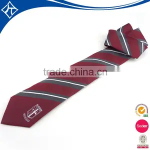 Newly Design Custom Company Logo For Business Skinny Men Silk Ties thumbnail-1