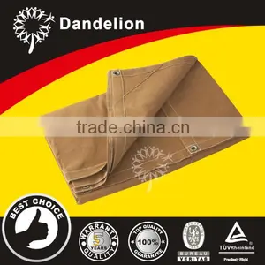Heavy Duty Waterproof uv Resistant Tear Defiant Tan Canvas Tarps thumbnail-1