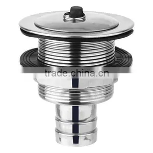 2015 Made in China Chaozhou Bathroom Accessories Stainless Steel Basin Drainer Sink Drainer Sanitary Ware ,50B thumbnail-1
