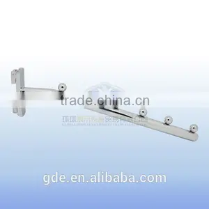 Metal Chrome Display Hook for Slotted Channel Store & Supermarket Supplies thumbnail-1