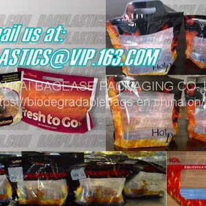 ROTISSERIE CHICKEN BAGS, MIRCOWAVE POUCH, HOT ROAST BAG, FRESH FRUIT VEGETABLE PACKAGING, CHERRY PAC thumbnail-2