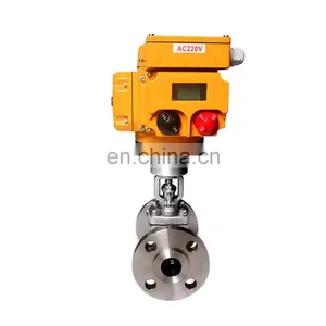 Intelligent Actuator Multi Turn Stainless Steel SS304 2inch Flange Globe Valve thumbnail-3