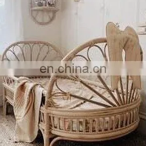 New Double Modern Bamboo Bed Vietnamese Style Top Rank Quality Low Price for Decor Home From Distributor thumbnail-5