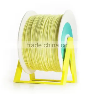 Pla 3d Printer Material Straw Yellow Filament With the New Spool Convertible Into a Coat Hanger. Spool Holder Included. thumbnail-2
