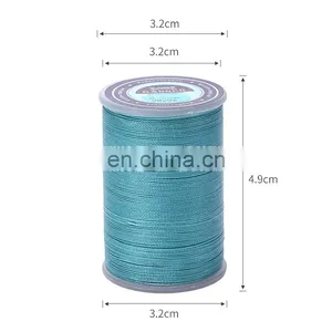 0.35MM High Tenacity Wax Thread Round 44 Color Available Polyester Cored Round Wax Thread thumbnail-4