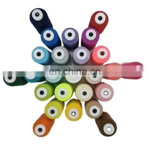Filament Embroidery Thread Low Shrinkage Factory Manufacturer 120d/2 100% Polyester Sewing Thread thumbnail-1