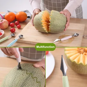 Kitchen Accessories Home and Kitchen Gadgets Kitchen Carving Knife Fruit Ball Digger Multifunctional Fruit Digging Spoon Platter Digge thumbnail-5