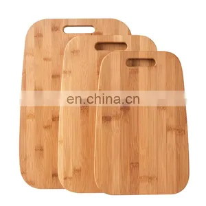 Amazon Besting Selling Can Engraving Eco-friendly High Quality Thin 3 Piece Bamboo Cutting Board Set thumbnail-1