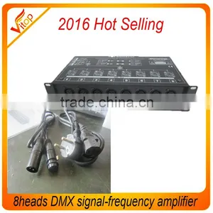 8 Heads DMX Control Professional Signal-frequency Amplifier thumbnail-1