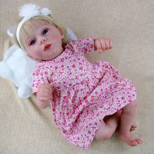 The New 17-inch Simulation Baby Reborn Doll 3D Advanced Painted Veins Visible Cross-border E-commerce Sources thumbnail-1