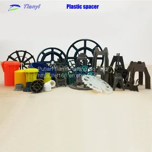 PE/PP 35/40mm Wheel Style Plastic Spacer Protective Layer of Reinforcing Steel Bar Applied in the Civil thumbnail-3