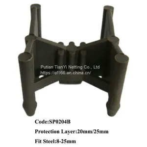 PP/PE 15mm Platform Plastic Spacer Protective Layer of Reinforcing Steel Bar Applied in the Civil thumbnail-5