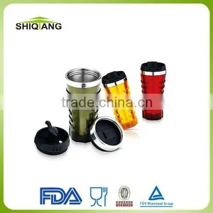 450ml Stainless Steel Leakproof Thermal Mug With Plastic Cover thumbnail-1