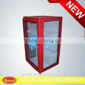 68litre Four Sides Display Cooler for Drinks in Bar Use thumbnail-1