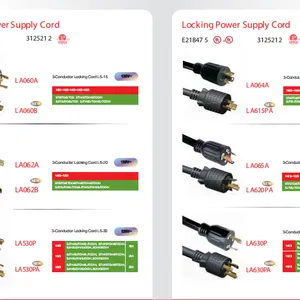 NEMA L6-15、NEMA L6-20P、NEMA L6-30P Locking Power Supply Cord thumbnail-3