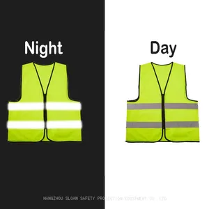 Wholesale Custom Logo Security Construction Work Safety Vest Reflective High Visibility Safety Vest thumbnail-2