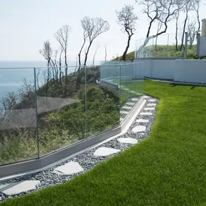 Tempered Glass Pool Fences 6mm 8mm 10mm 12mm for Pool Fence / Balustrade /Tempered Glass for Swimming Pool Fencing thumbnail-3