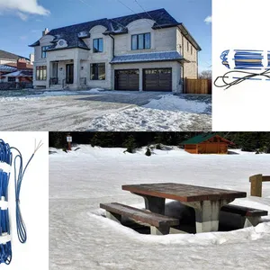 Non-Slip Electric Heated Driveway Snow Melting Cable for Garages From Heating Cable Suppliers thumbnail-4