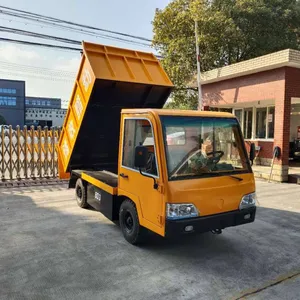 Resist the Rat Race: High - Quality 3 - Ton Electric Dump Truck. Electric Dump Trucks for Use in Grain Depots, Iron Scrap, Bamboo Scrap, and Wood Processing Factories thumbnail-5