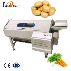 Automatic Sweet Potato Washing and Peeling Machine Auto Sweet Potatoes Brush Washer Peeler Cleaning Machines thumbnail-5