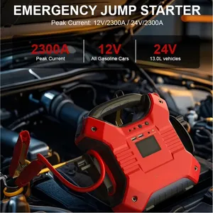1200/600A 12/24V Jump Starter Power Pack Lithium-ion Phosphate (LiFePo4) thumbnail-2