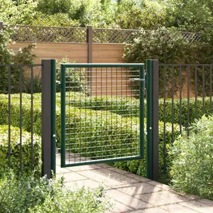 Security Garden 3D Panel Fence Gate With Lock and Keys Single Walk Gate thumbnail-1