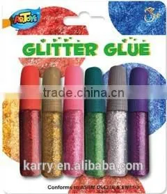 6ct*6ml Glitter Glue A0412 thumbnail-1