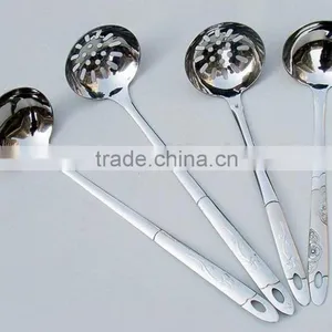 Kitchen Tools for Chaffing Dish Stainless Steel Slotted Ladel thumbnail-1