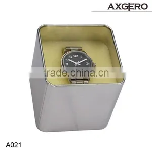 Popular Gift Wrap Boxes for Watch, New Style With Clear Pvc Window Metal Watch Box thumbnail-1