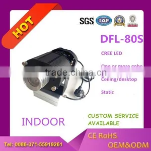 High Brightness Glass Gobo Colorful Custom Design Led Logo Projector 80w thumbnail-1