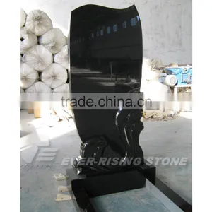 China Black Granite European Style Headstones thumbnail-1