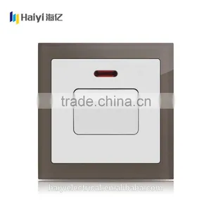 High Quality Coffee Glass Panel Electric Wall Switch, Touch Fan Speed Switch thumbnail-5