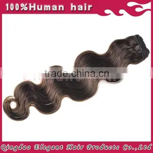 Qingdao Elegant Body Wave Wholesale Virgin Indian Hair Weft thumbnail-1