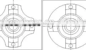 Original 3404100-S08 3104100-S08 Rear Wheel Hub Bearing for Great Wall Florid thumbnail-4