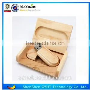 Cheap Bulk Business Wooden 4G/8G/16G/32G/64G USB Flash Drive thumbnail-1