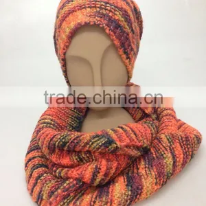 New Winter Knitted Beanie and Warm Necker for Lady's thumbnail-1