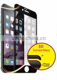 0.33mm Mobile Phone 3D Tempered Glass Screen Protector for Iphone Cellphone Ultraclear 9H Hardness Glass in China thumbnail-2
