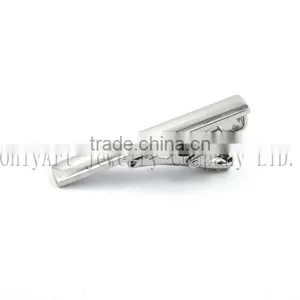 Best Choice Custom Simple Design Blank Elegant Metal Tie Bar Clip thumbnail-1